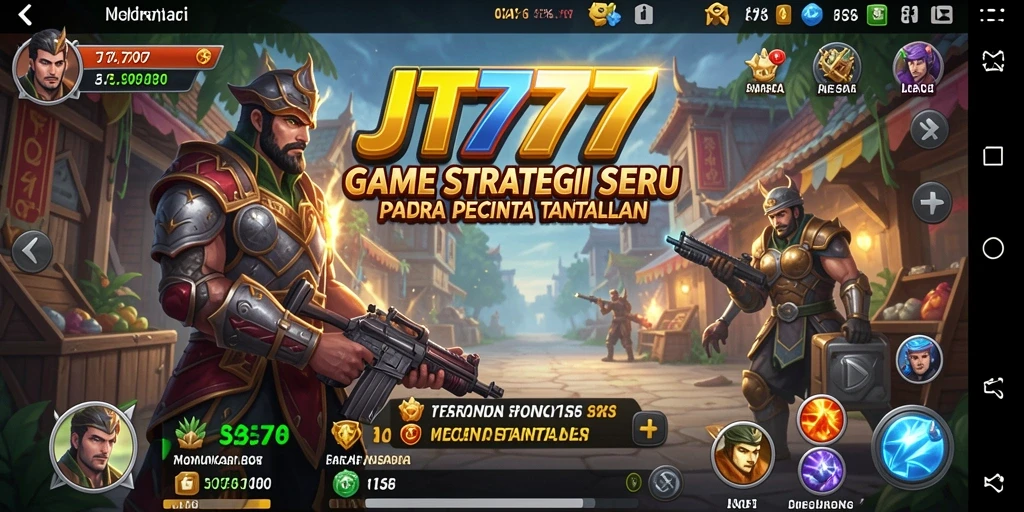 Tampilan gameplay JT777 yang mendebarkan dan penuh strategi.