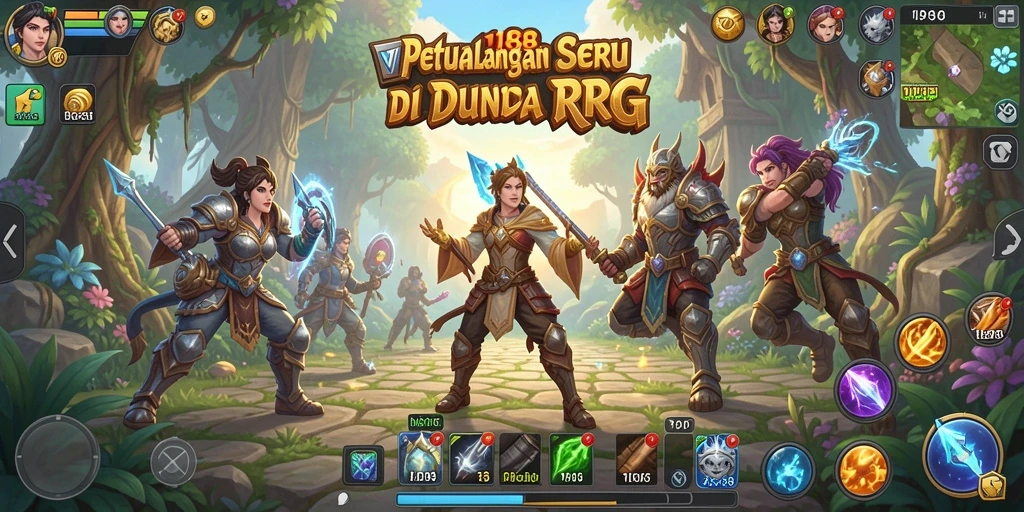 Tampilan gameplay VIP188 yang seru di dunia RPG