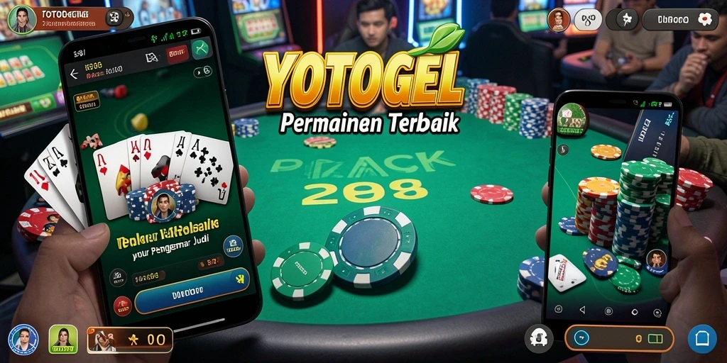 Screenshot utama YOTOGEL menampilkan gameplay Poker yang seru dan mendebarkan.